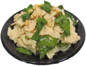 Spinach Pinenut Pasta Salad